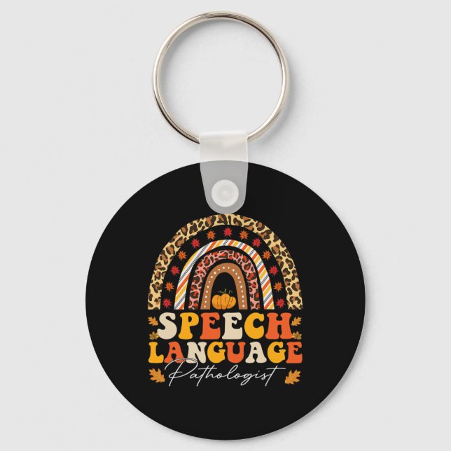 Llavero Pathólogo F del lenguaje del lenguaje de la terapi (Anverso)