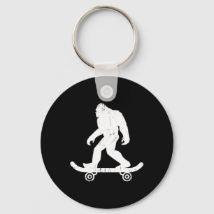 Llavero Patinador de Bigfoot Yeti Sasquatch