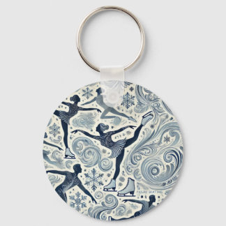 Llavero patinaje artístico