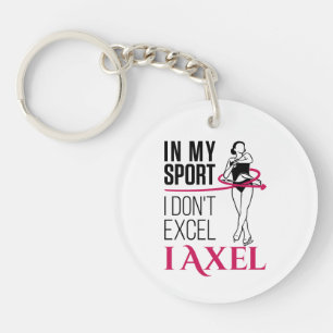 Llavero Patinaje artístico en mi deporte no Excel I Axel