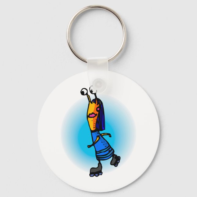 Llavero Patinaje en Sister Alien (Anverso)