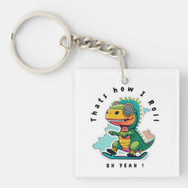 Llavero Patinaje sobre Dinosaurios Bebés | Así es como hag