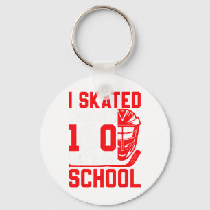 Llavero Patiné a través de 100 días de hockey sobre hielo 