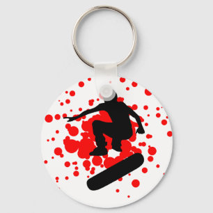 Llavero patineta. burbujas.