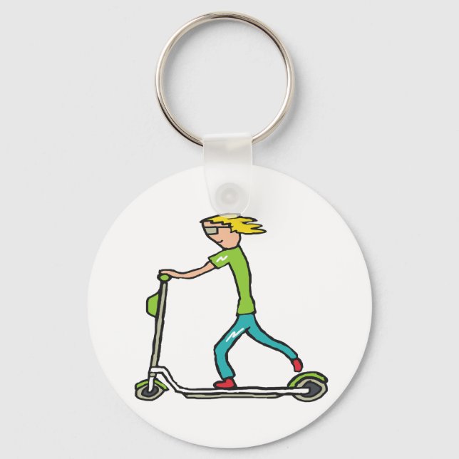 Llavero Patinete Eléctrico (Anverso)