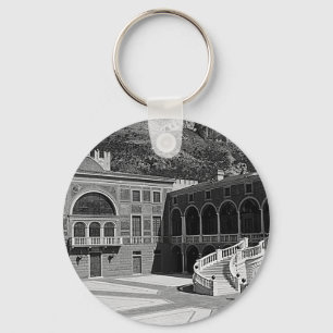 Llavero Patio del palacio del antiguo Principado de Mónaco