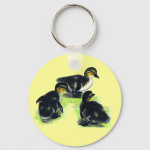 Llavero Patitos de collar