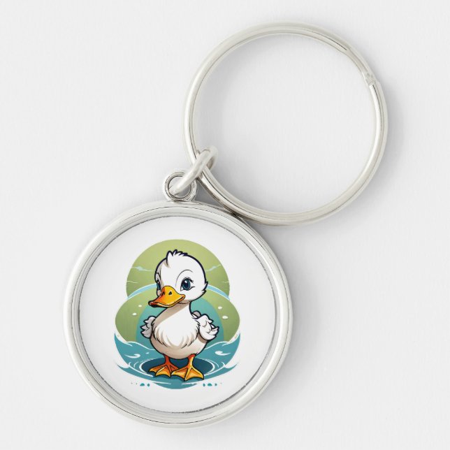 Llavero pato-blanco (Frente)