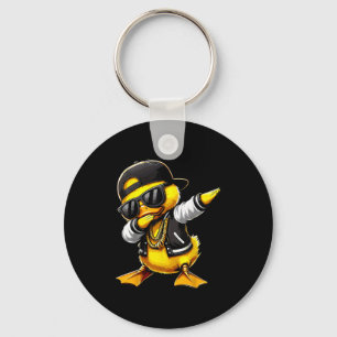 Llavero Pato Dabbing Funny Pato De Goma Con Sombrillas
