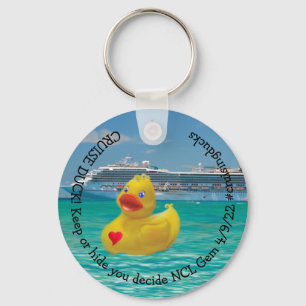 Llavero Pato de crucero de personalizable