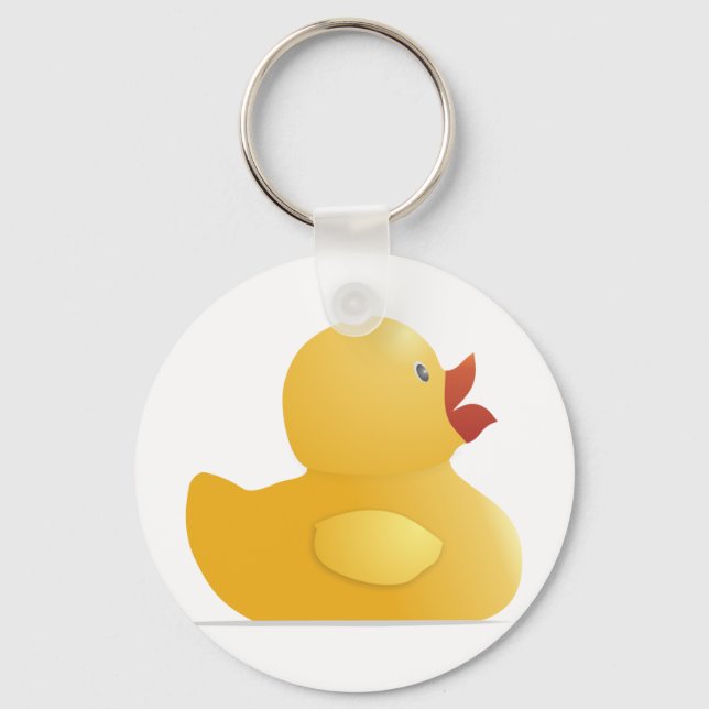 Llavero Pato de goma amarillo (Anverso)