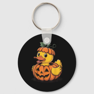 Llavero Pato de goma calabaza Halloween
