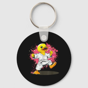 Llavero Pato de goma de Judo Kickboxing Taekwondo Naturale