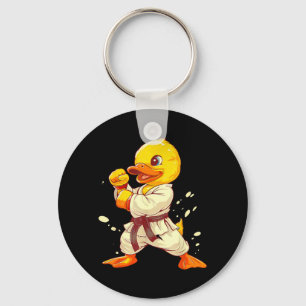 Llavero Pato de goma de Kickboxing Karate Jiu-Jitsu MMA