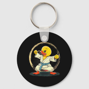 Llavero Pato de goma de kickboxing Taekwondo Karate Mma