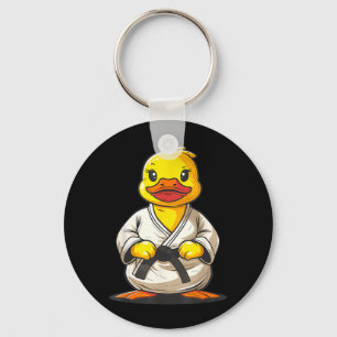 Llavero Pato de goma de kickboxing Taekwondo Karate Mma