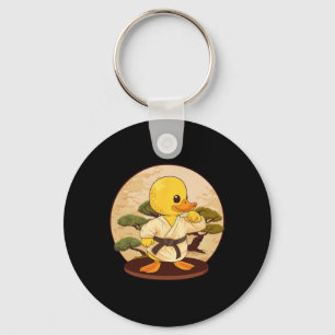 Llavero Pato de goma motivo karate Taekwondo Jiu-jitsu Mma