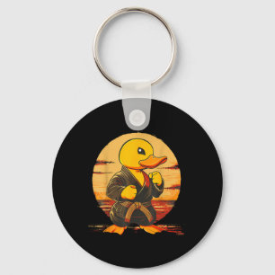 Llavero Pato de goma motivo karate Taekwondo Jiu-Jitsu MMA