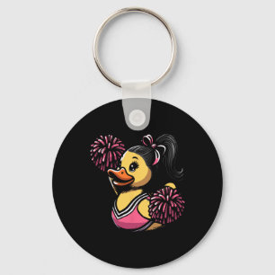 Llavero Pato de goma porrista patito porrista