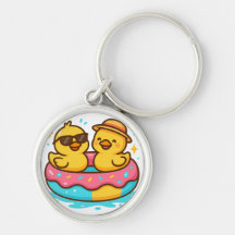 Pato lindo en la flotación - Graciosa camiseta de