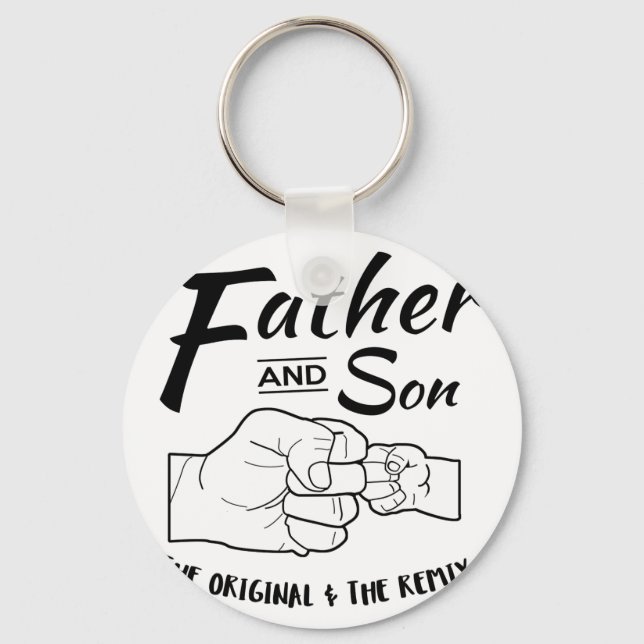 Llavero Pato padre e hijo (Anverso)