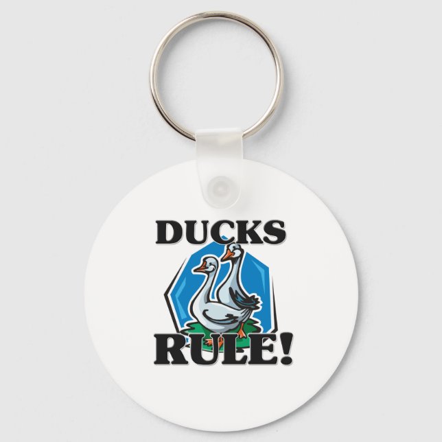 Llavero ¡Pato, regla! (Anverso)