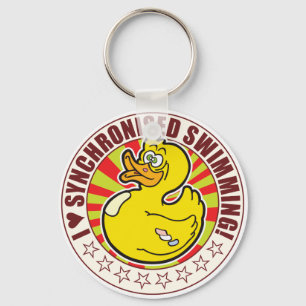 Llavero Pato sincronizado del amor