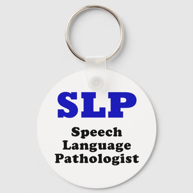 Llavero Patólogo del lenguaje de voz SLP (Anverso)