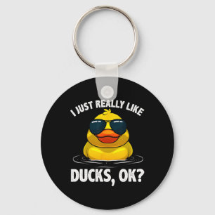 Llavero Patos De Guay Para Hombres Mujeres Amantes De Pato
