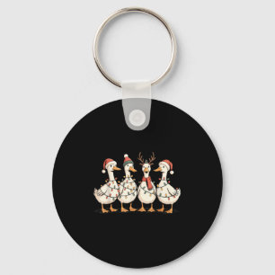 Llavero Patos Navideños Festivos Decorativos Alegre Navida