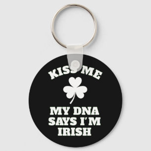 Llavero Patricks Day Kisme Funny Dna Test Irish