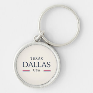 Llavero Patrimonio de Texas en Dallas - Crema clásica