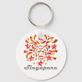 Llavero Patriota de Singapur (Ciudad León)