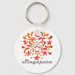 Llavero Patriota de Singapur (Ciudad León)