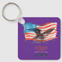 Llavero patriotas recuerdan el púrpura real