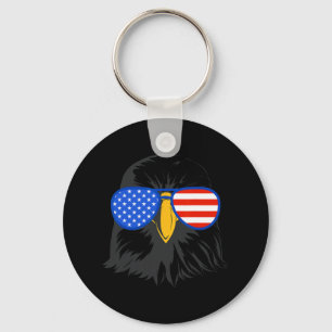 Llavero Patriotic Eagle Sungles 4 de julio Eeuu American B