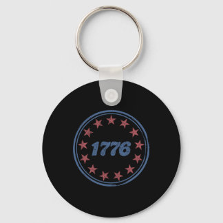 Llavero Patriótico 1776 América Retro 4 de julio Independe