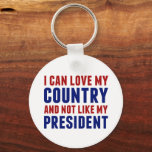 Llavero Patriótico anti Trump no mi presidente<br><div class="desc">Puedo amar mi país y no como mi presidente. Ser un verdadero patriota norteamericano significa gustarle a Estados Unidos y desear lo mejor para su gente,  ya sea que estés en contra de Donald Trump o de Joe Biden. Un keychain patriótico para un demócrata.</div>