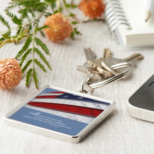 Llavero Patriótico, Bandera Americana (Lado)