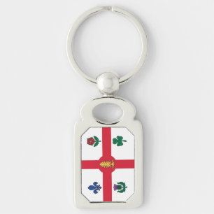 Llavero patriótico con la bandera de Montreal, Can
