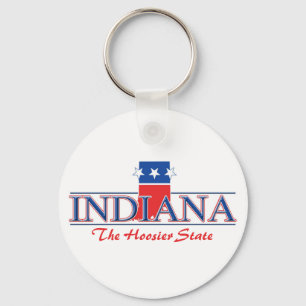 Llavero patriótico de Indiana