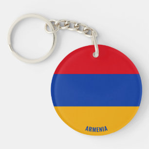 Llavero Patriótico de la Bandera de Armenia
