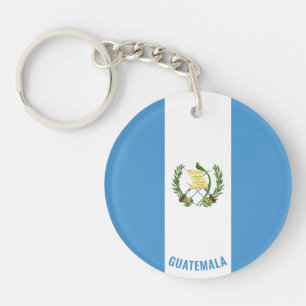 Llavero Patriótico de la Bandera de Guatemala