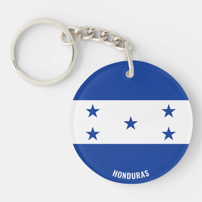 Llavero Patriótico de la Bandera de Honduras (Frente)