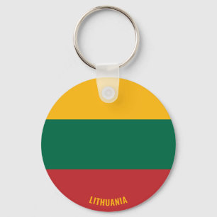 Llavero Patriótico de la Bandera de Lituania