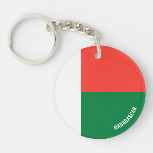 Llavero Patriótico de la Bandera de Madagascar