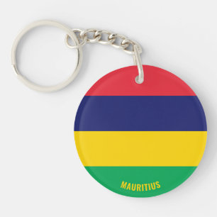Llavero Patriótico de la Bandera de Mauricio
