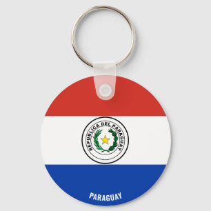 Llavero Patriótico de la Bandera de Paraguay