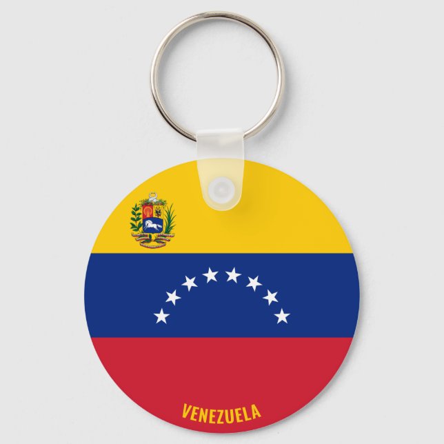 Llavero Patriótico de la Bandera de Venezuela (Anverso)