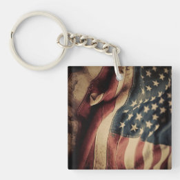 Llavero Patriótico de la Bandera Rusa de Keychain